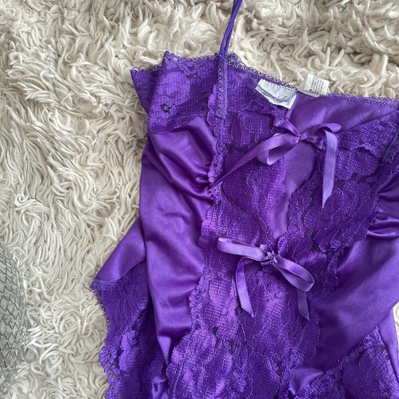 VTG 80's Deadstock 2 Piece Lacey Lingerie Set - Picture 3 of 4